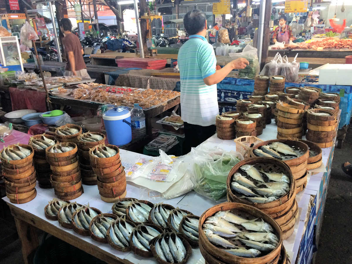 1200 Foodtour CNX auf dem Markt Fischstand