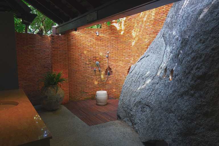 770 Kamalaya Samui Outdoor Bathroom Villa Garden View